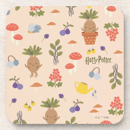 Dessous-de-verre Blooms magiques Mandrake Motif (Devant)