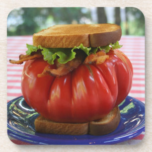 Dessous-de-verre BLT avec tomate géante