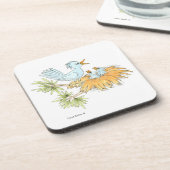 Dessous de verre Blue Bird with Baby Bird (Côté gauche)