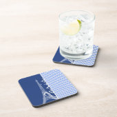 Dessous-de-verre Blue Chevron ; Paris (Côté Droit)