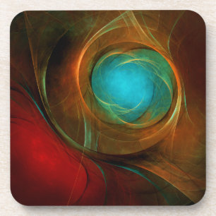 Dessous-de-verre Blue Eye Moderne Abstrait Art Cool Motif #16