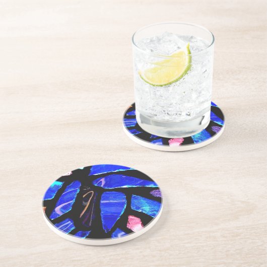 dessous de verre "Blue Glass" (Côté)