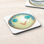 Dessous-de-verre Blue Hair Emoji Art Imprimer/Graphique (Côté gauche)