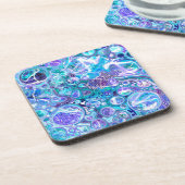 Dessous-de-verre Blue Rhapsody | Art Abstrait (Côté gauche)