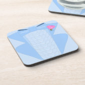 Dessous-de-verre Blue Ruffle Prom King Tuxedo (Côté gauche)