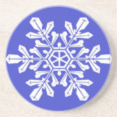 Dessous de verre Blue Snow Flake (Devant)