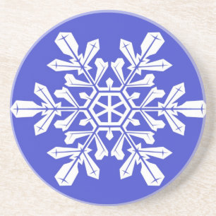Dessous de verre Blue Snow Flake