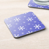 Dessous de verre Blue Snowflakes (Côté gauche)