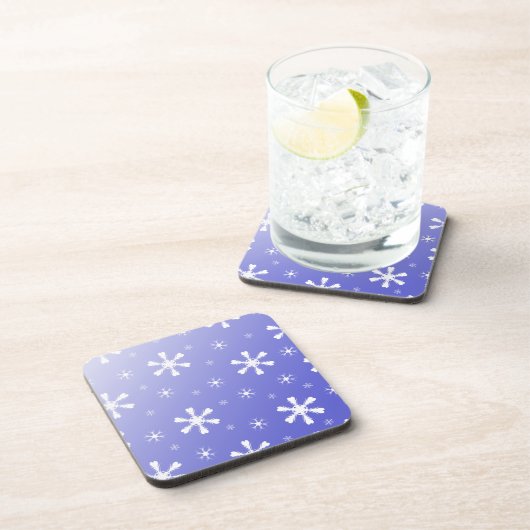 Dessous de verre Blue Snowflakes (Côté Droit)
