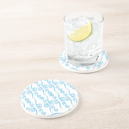 Dessous de verre Blue Swils (Côté)