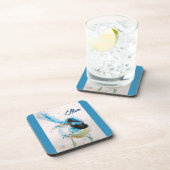 Dessous-de-verre Blue Wren Wrens Aquarelle Bébé Bleu Australien (Côté Droit)