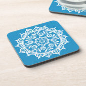 Dessous-de-verre Bluebird Mandala (Côté gauche)