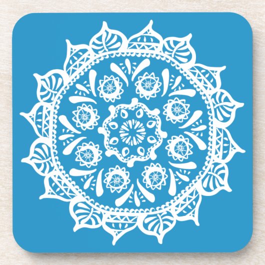 Dessous-de-verre Bluebird Mandala (Devant)