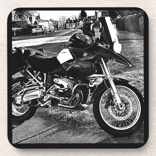 Dessous-de-verre BMW Motor Bike Birthday (Devant)