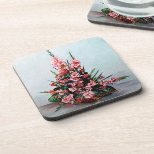 Dessous-de-verre Bodegón de flores/Nature morte des fleurs (Côté gauche)