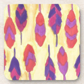 Dessous-de-verre Boho Feathers (Devant)