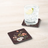 Dessous-de-verre Boho Fleur sauvage botanique (Côté Droit)