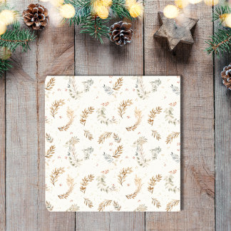 Dessous-de-verre Boho moderne Chic Neutral Beige Bohème Feuille