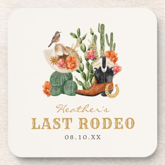 Dessous-de-verre Boho occidental (Devant)