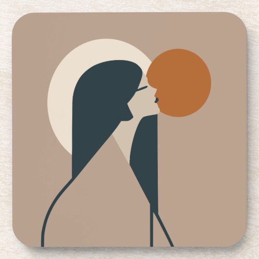 Dessous-de-verre Boho Woman Sun (Devant)