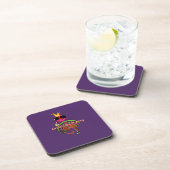 Dessous-de-verre Boire comme un roi violet (Côté Droit)