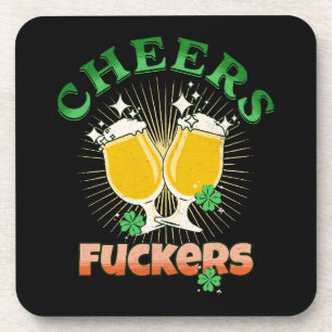 Dessous-de-verre Boire irlandais de la Saint-Patrick