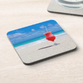 Dessous-de-verre Boire sur la plage (Côté gauche)