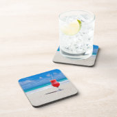 Dessous-de-verre Boire sur la plage (Côté Droit)