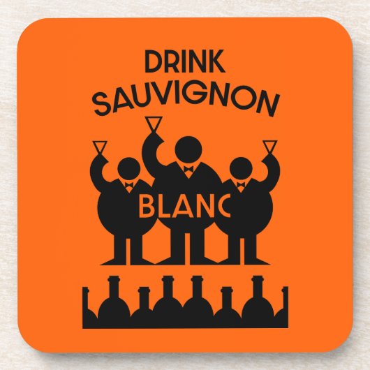 Dessous-de-verre Boisson de vin Sauvignon Blanc (Devant)