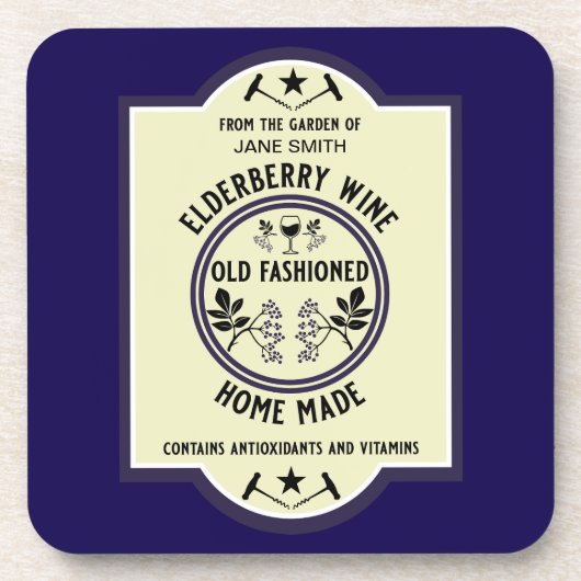 Dessous-de-verre Boissons d'airelles maison sur mesure (Devant)