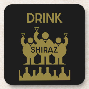 Dessous-de-verre Boissons de vins de Shiraz