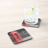 Dessous-de-verre Boîte de Phonebox Rouge Londres (Côté Droit)