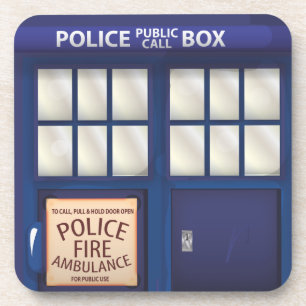 Dessous-de-verre Boîte de police britannique