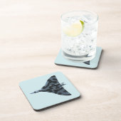 Dessous-de-verre Bombardier Vulcain en vol (Côté Droit)