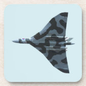 Dessous-de-verre Bombardier Vulcain en vol (Devant)