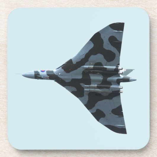 Dessous-de-verre Bombardier Vulcain en vol (Devant)