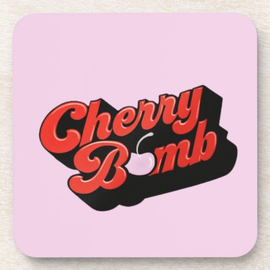 Dessous-de-verre Bombe à cerise (Devant)