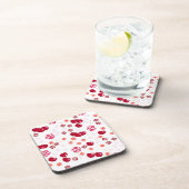 Dessous-de-verre Bonbons de cerise brillant doux lollipopes doux (Côté Droit)