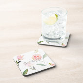 Dessous-de-verre Bonjour belle aquarelle florale (Côté Droit)