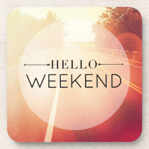 Dessous-de-verre Bonjour week-end 3