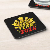 Dessous-de-verre Bonne année 2024 (Côté gauche)