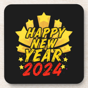 Dessous-de-verre Bonne année 2024