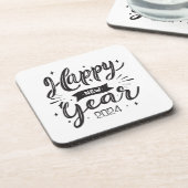 Dessous-de-verre Bonne année 2024 (Côté gauche)