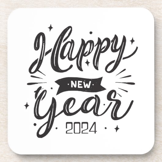 Dessous-de-verre Bonne année 2024 (Devant)