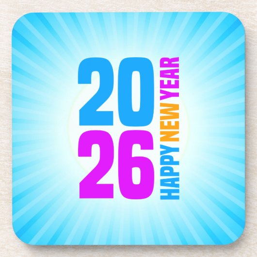 Dessous-de-verre Bonne année 2026-34568 (Devant)