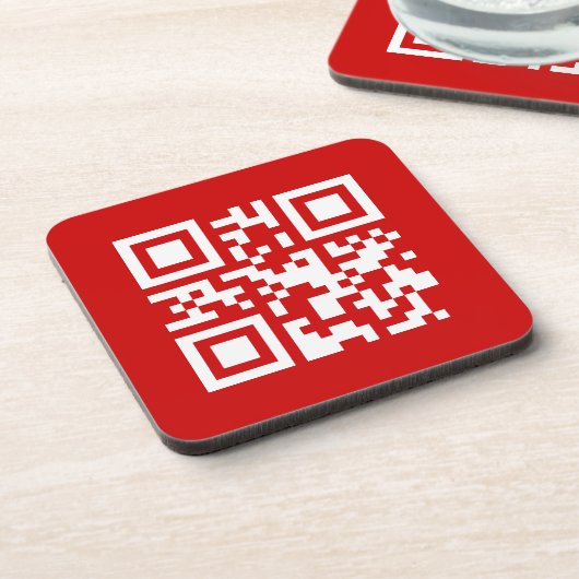 Dessous-de-verre Bonne année ! — Code QR (Côté gauche)