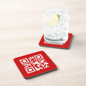 Dessous-de-verre Bonne année ! — Code QR (Côté Droit)