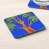 Dessous-de-verre Bonne journée Afrique ECO Blue Sky Acacia Tree (Côté gauche)