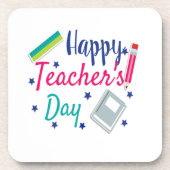 Dessous-de-verre Bonne journée d'enseignant (Devant)