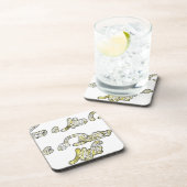 Dessous-de-verre Bonne journée et une meilleure soirée Citation d'a (Côté Droit)